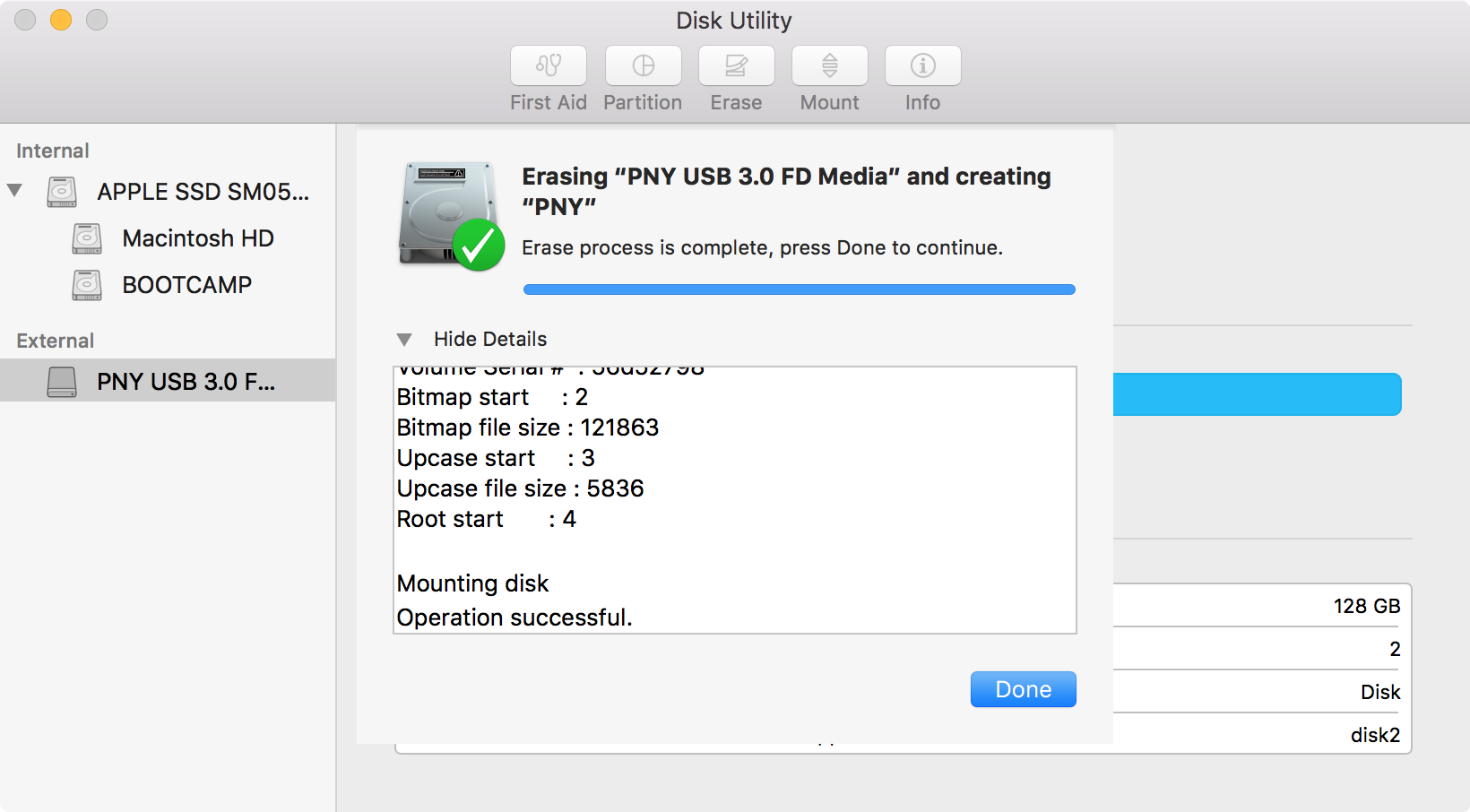 Formatting flash drive for mac